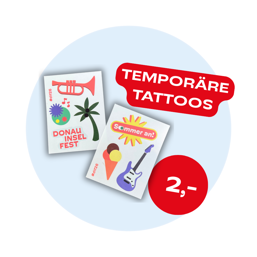 Temporäre Tattoos im DIF-Design