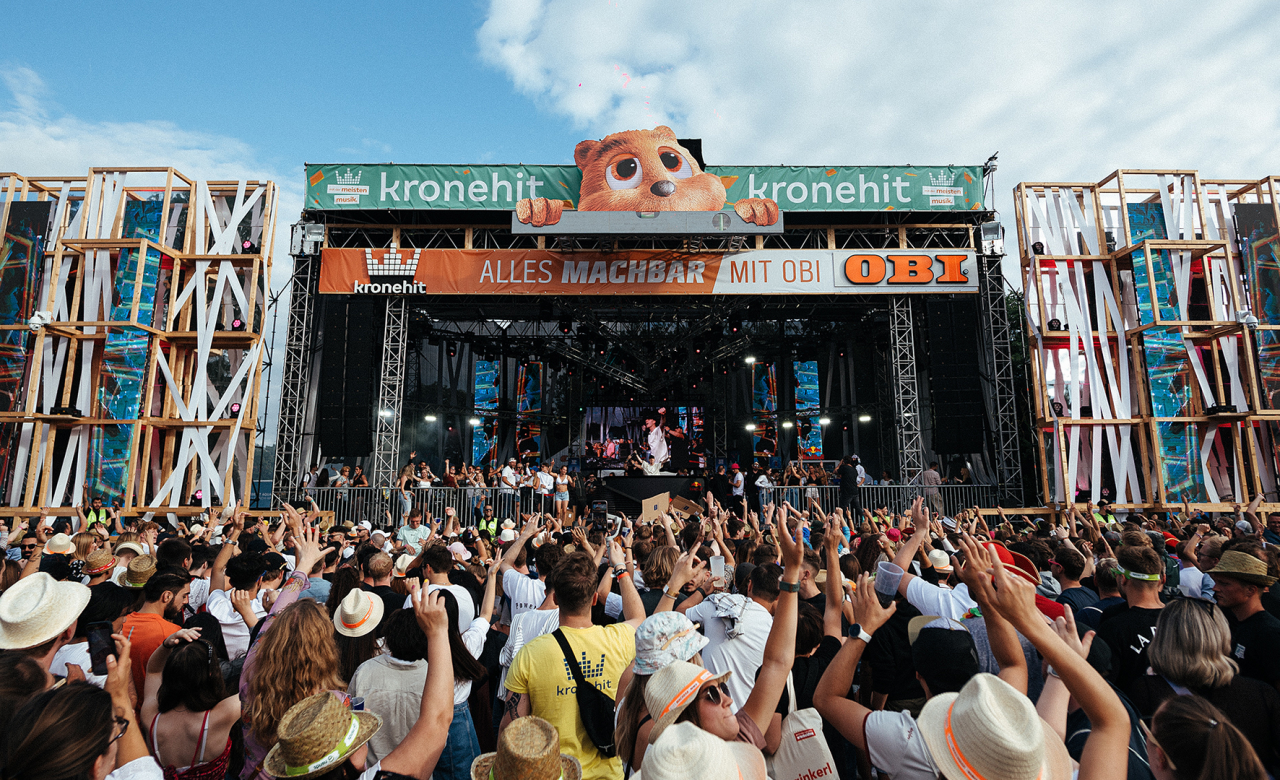 OBI/Kronehit electronic stage: Dein Festivalerlebnis am Donauinselfest